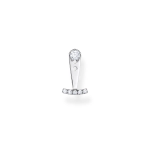 Einzel Ohrstecker Weisse Steine Silber von Thomas Sabo, Schneller Versand - Nordicspectra.de