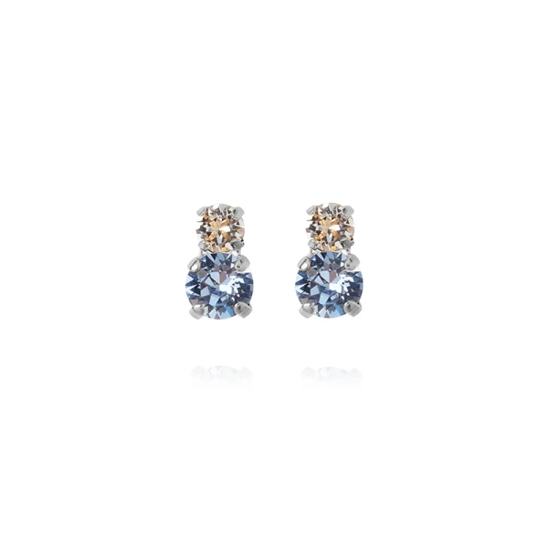 Leah Earrings Rhodium Blue Combo - Caroline Svedbom - Nopea toimitus ja lahjapakkaus - Nordic Spectra