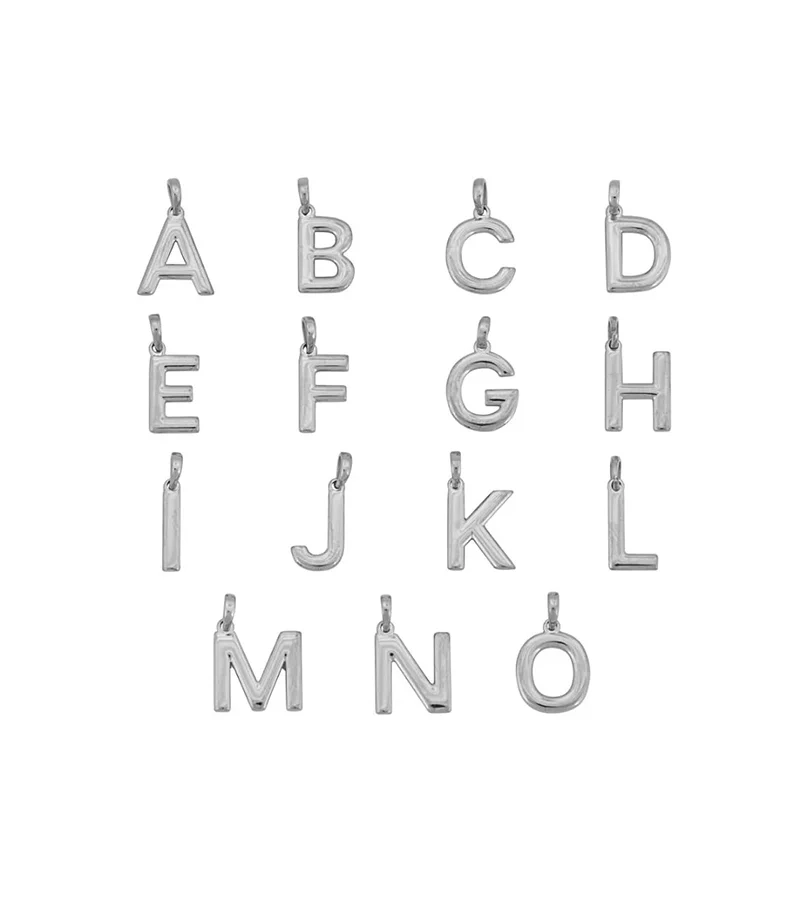 Initial A-Ö Charm Steel - Edblad - Snabb leverans - Gratis paketinslagning