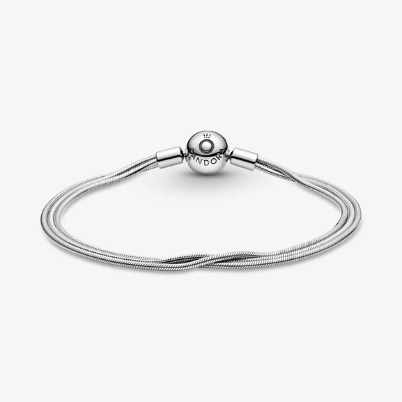 Pandora Moments Mehrreihiges Schlangen-Gliederarmband von PANDORA, Schneller Versand - Nordicspectra.de