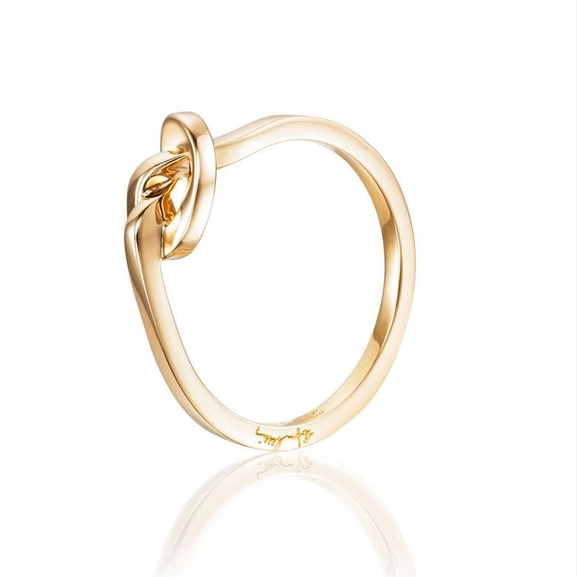 Love Knot Ring Gold von Efva Attling, Schneller Versand - Nordicspectra.de