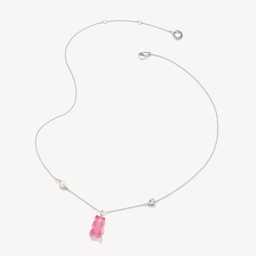 Thomas Sabo - HARIBO Halsband Rosa med Pärla & Sten