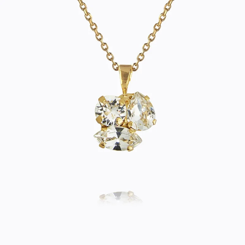 Caroline Svedbom – Ana Necklace Gold Crystal