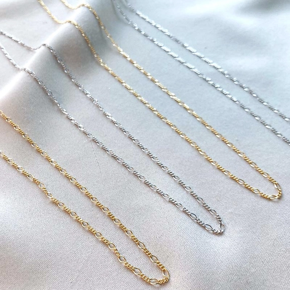 Figaro Necklace Gold -CU Jewellery - Snabb frakt & paketinslagning - Nordicspectra.se