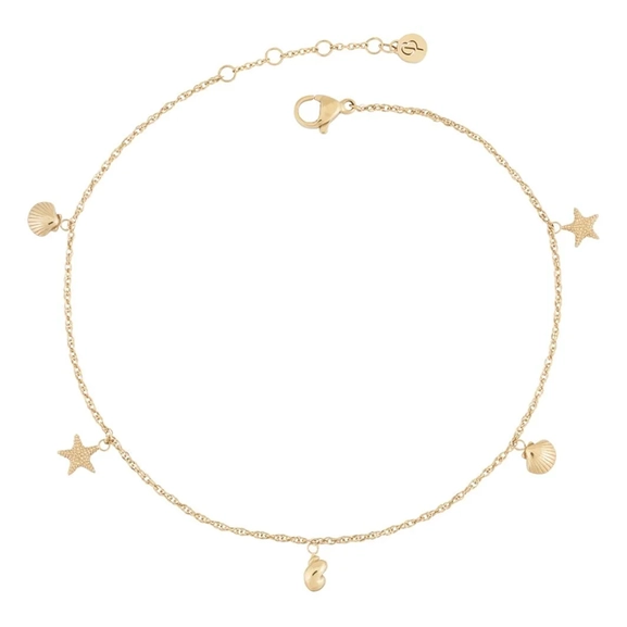 Beachcomber Anklet Multi Gold - Edblad - Snabb frakt & paketinslagning - Nordic Spectra