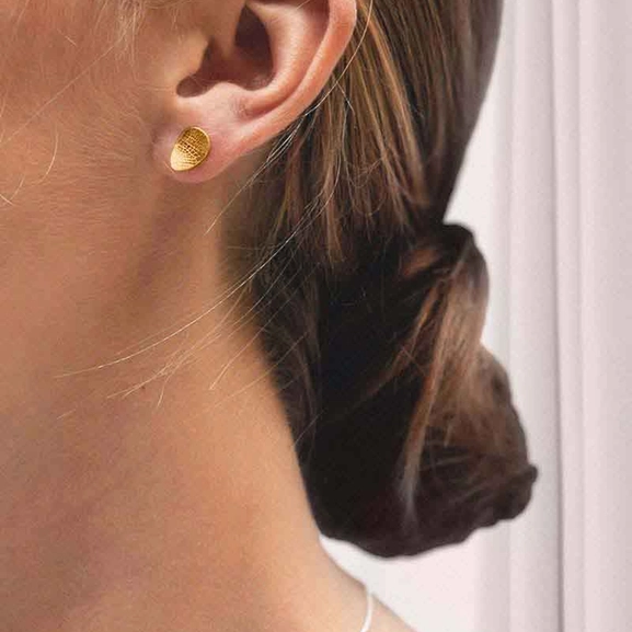 Leaf Drop Studs Fixed Gold - Drakenberg/Sjölin - Suuri valikoima & ilmainen lahjapaketointi - Nordicspectra.fi