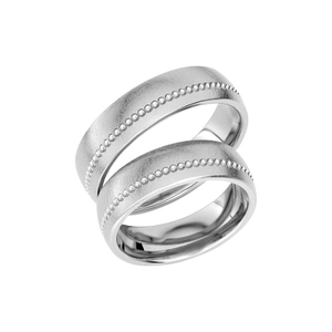 Reflection 07 Vitguld - Vigsel- & förlovningsringar - Schalins - Fri storleksändring* - Nordic Spectra