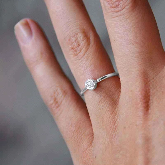 Diamond Sky Ring - Drakenberg Sjölin Ringar - Snabb frakt & paketinslagning - Nordicspectra.se