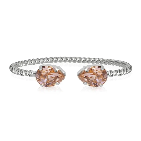 Mini Drop Bracelet Rhodium Vintage Rose - Caroline Svedbom - Nopea toimitus ja lahjapakkaus - Nordic Spectra