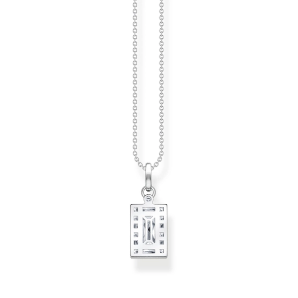 Kette Weißer Stein Silber von Thomas Sabo, Schneller Versand - Nordicspectra.de