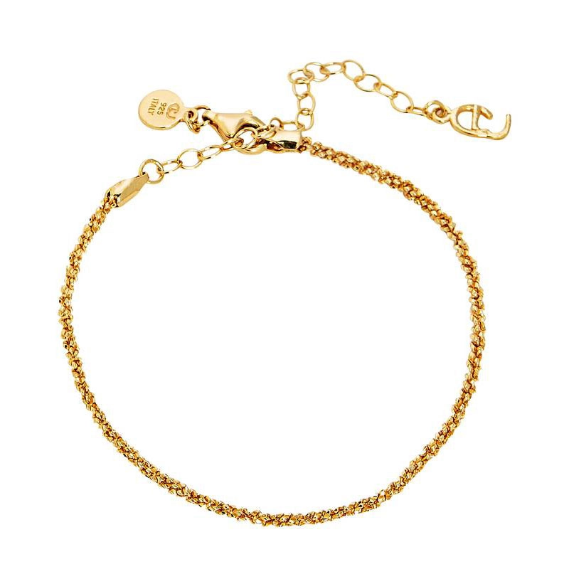 CU Jewellery - Roof Plain Bracelet Gold