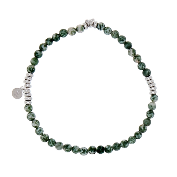 Bear elastic brace green silver -CU Jewellery - Snabb frakt & paketinslagning - Nordicspectra.se