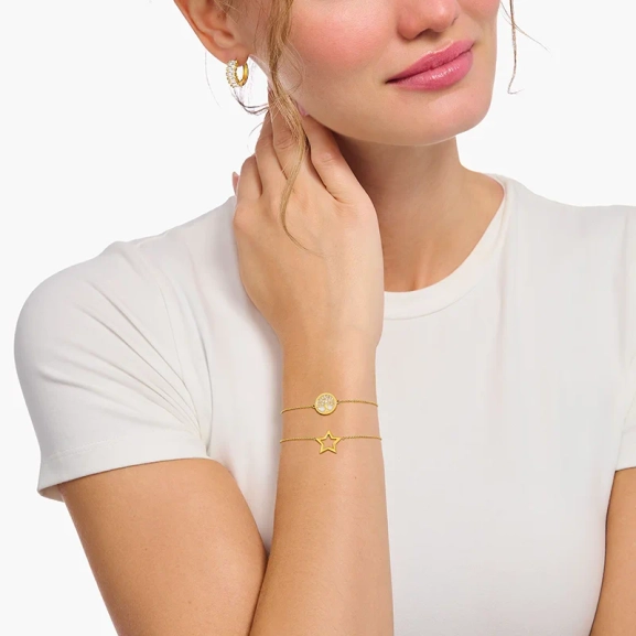 Armband med Tree of Love med Vit Emalj Guld - Thomas Sabo - Snabb leverans & paketinslagning - Nordic Spectra