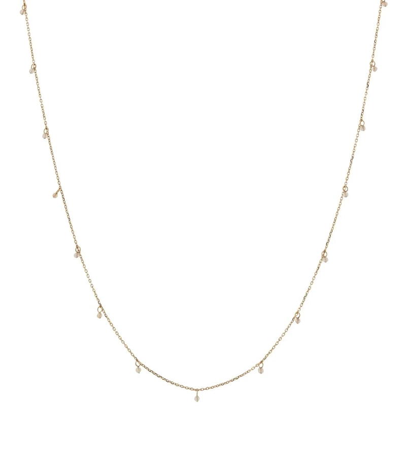 Summer Beads Chain Necklace White Gold - Edblad - Snabb frakt & paketinslagning - Nordic Spectra