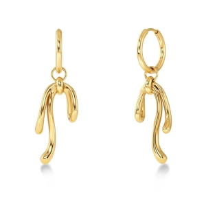 Guldpläterade örhängen från Edblad