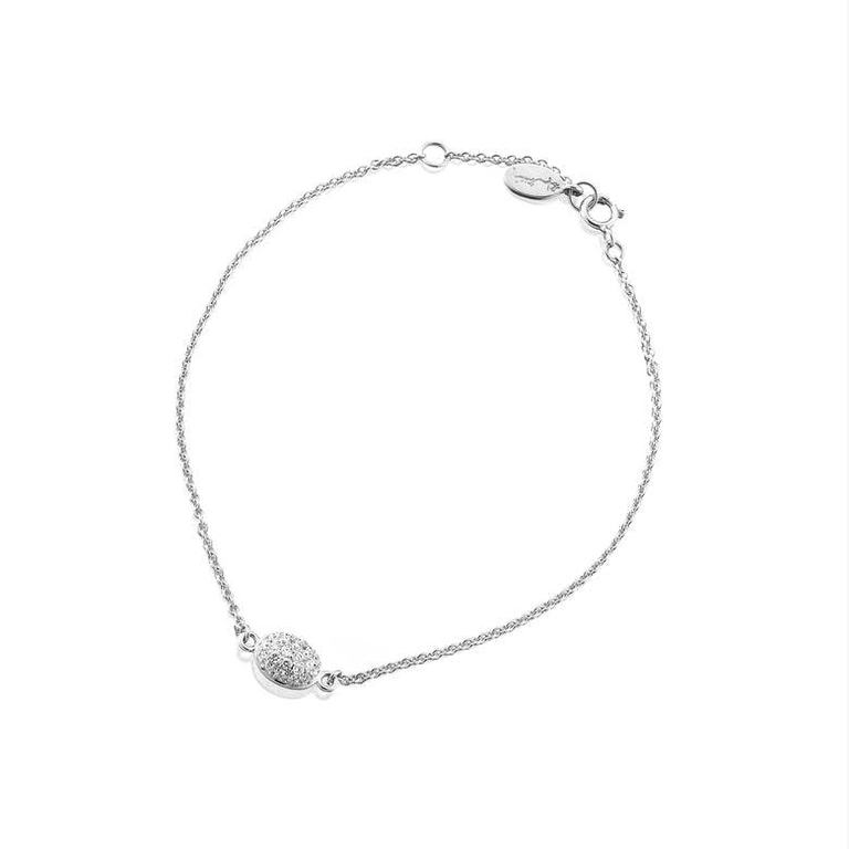 Love Bead Bracelet White Gold - Efva Attling armband - Snabb frakt & paketinslagning - Nordicspectra.se