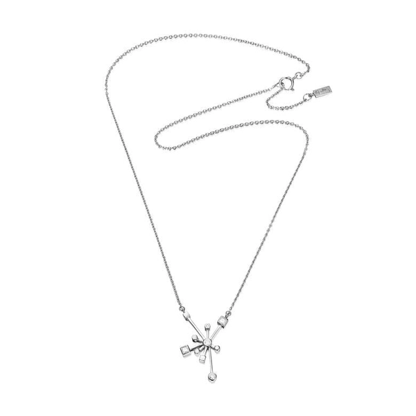 Kaboom & Stars Necklace White Gold - Efva Attling - Suuri valikoima & ilmainen lahjapaketointi - Nordicspectra.fi