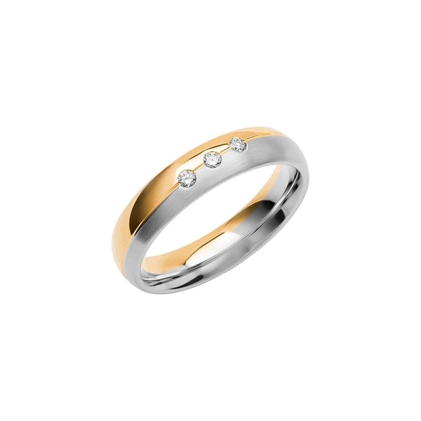 SR4023 Guld/Vitguld - Vigsel- & förlovningsringar - Schalins - Fri storleksändring* - Nordic Spectra