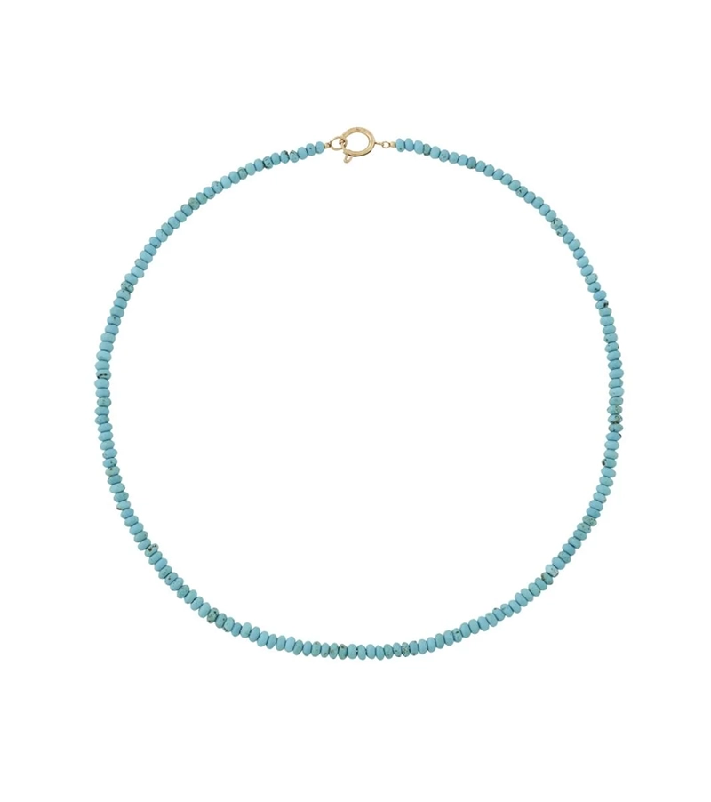 Edblad - Summer Beads Necklace Turquoise Gold