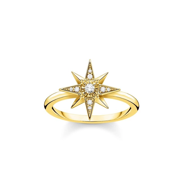 Ring Stern Gold von Thomas Sabo, Schneller Versand - Nordicspectra.de