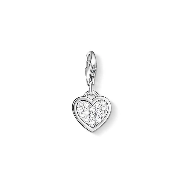 Charm-Anhänger Glitzerherz von Thomas Sabo, Schneller Versand - Nordicspectra.de