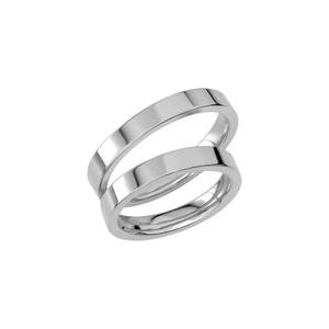 SR1039-3.5 White Gold - Wedding & engagement rings - Schalins - Scandinavian design - Nordic Spectra