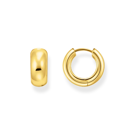 Classic Mini Chunky Earrings Gold - Thomas Sabo - Suuri valikoima & ilmainen lahjapaketointi - Nordic Spectra