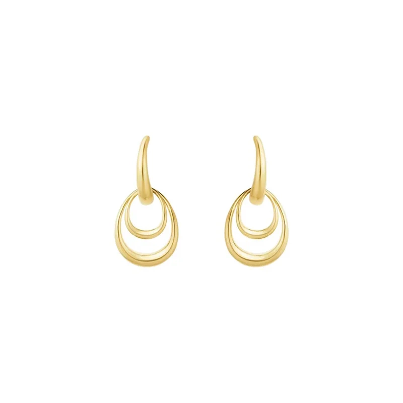 Georg Jensen - Offspring Dubbla Örhängen Små Guld