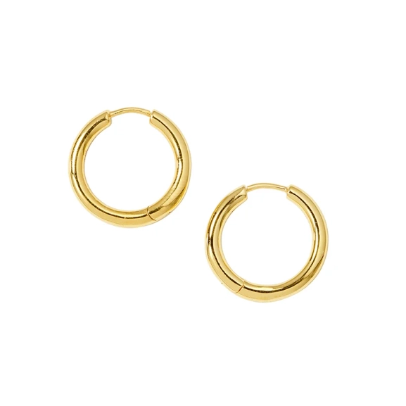 Beloved Fat Big Hoops Gold: Stora