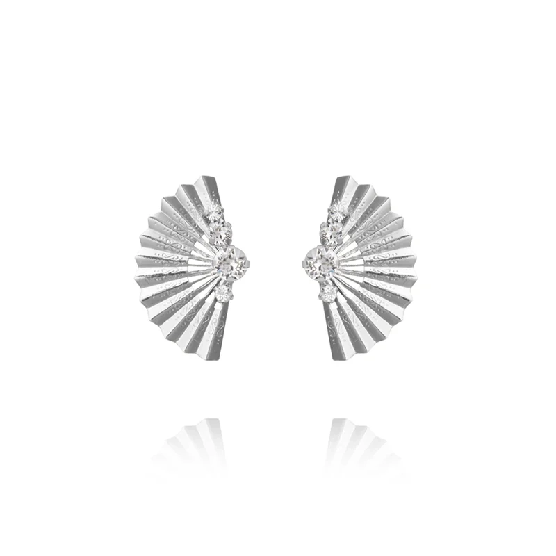 Caroline Svedbom - Lucinda Earrings Rhodium Crystal