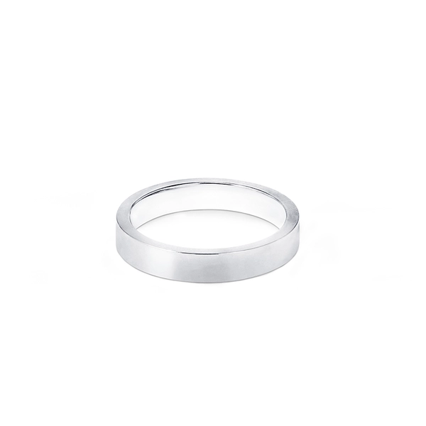 1946 Ring Rak 4 mm Vitguld - Nordic Spectra - Förstärker livets stora händelser - Nordic Spectra