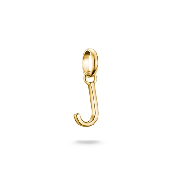 Charm-Anhänger Buchstabe J Connect vergoldet - Thomas Sabo - Nordic Spectra