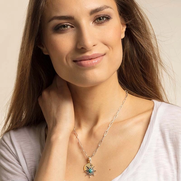 Rund Bricka Guld Stor Berlock - Thomas Sabo berlock - Snabb frakt & paketinslagning - Nordicspectra.se