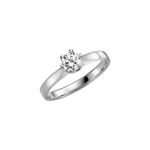 Donau 0.50 White Gold - Wedding & engagement rings - Schalins - Scandinavian design - Nordic Spectra