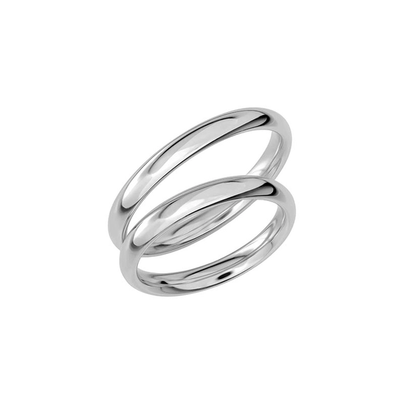 SR1045-3 Platina - Vigsel- & förlovningsringar - Schalins - Fri storleksändring* - Nordic Spectra