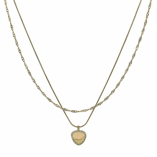 KOS Halsband Guld - Astrid & Agnes - Snabb frakt & paketinslagning - Nordicspectra.se