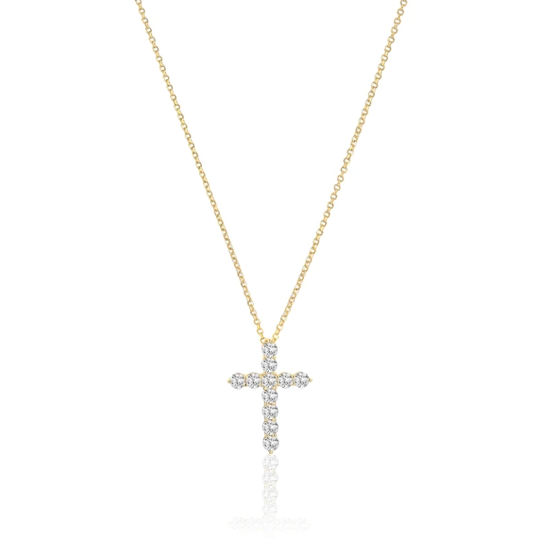 Belluno Croce Halsband Guld från Sif Jakobs