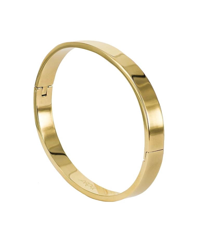 AROCK – WALTER Wide Armring Guld