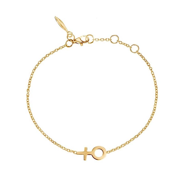 Women Unite Small Bracelet Gold - Drakenberg Sjölin Armband - Snabb frakt & paketinslagning - Nordicspectra.se
