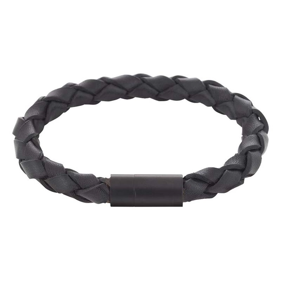 John Bracelet Leather Black - Edblad - Snabb frakt & paketinslagning - Nordicspectra.se