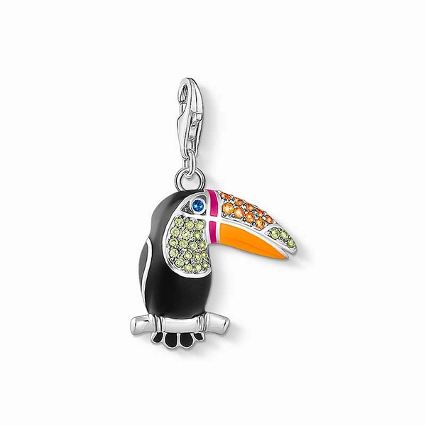 Charm-Anhänger bunter Tukan Silber von Thomas Sabo, Schneller Versand - Nordicspectra.de