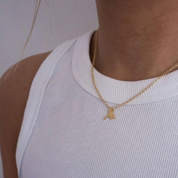 Dragonfly Neck Gold -CU Jewellery - Snabb frakt & paketinslagning - Nordicspectra.se