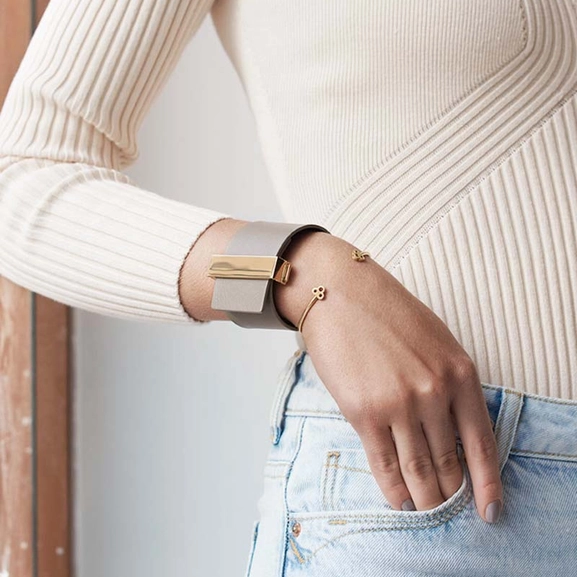Open Key Cuff Gold Plated - Skultuna - Snabb frakt & paketinslagning - Nordicspectra.se