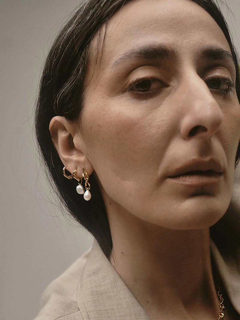 Orion Earrings Gold - Maria Black - Snabb frakt & paketinslagning - Nordic Spectra