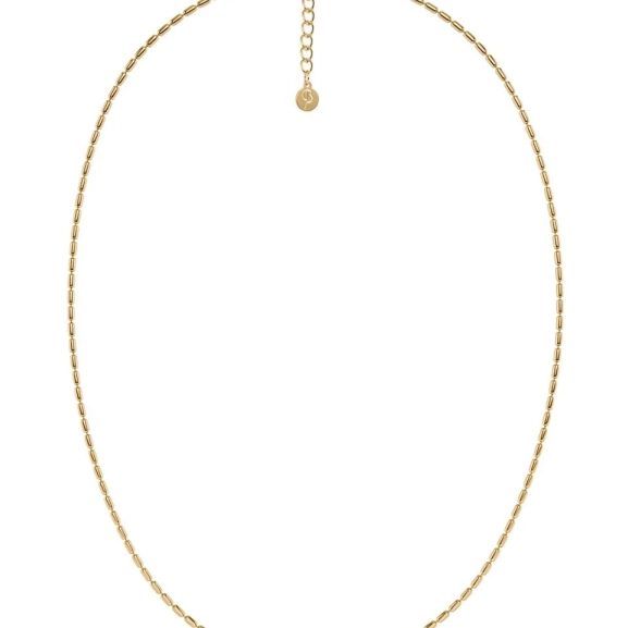 avlånga rektangulära länkar som reflekterar ljuset.