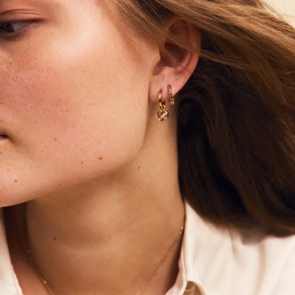 Bel Hoops Caramel Gold - Edblad - Snabb leverans - Gratis paketinslagning