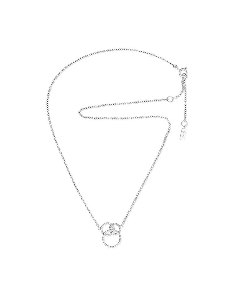 Bubbles & Stars Necklace White Gold - Efva Attling - Sveriges största återförsäljare - Nordic Spectra