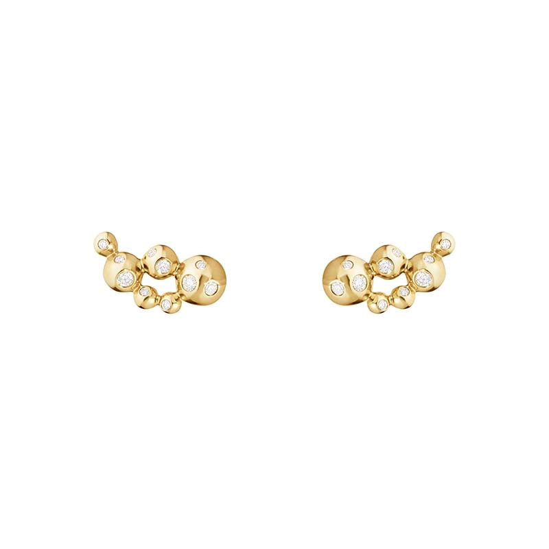 Georg Jensen - Moonlight Grapes Ear Cuff Guld med Diamanter