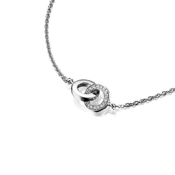 You & Me Bracelet White Gold - Efva Attling - Suuri valikoima & ilmainen lahjapaketointi - Nordicspectra.fi