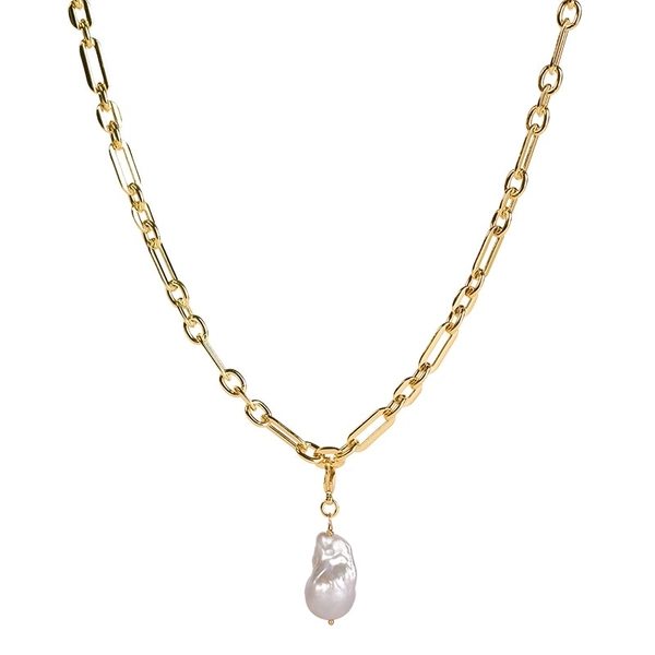 Baroque Freshwater Pearl Chunky Gold - Emma Israelsson - Snabb frakt & paketinslagning - Nordic Spectra